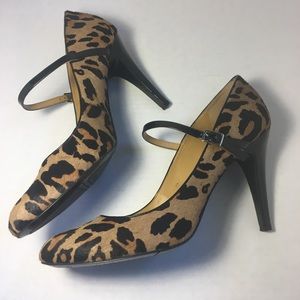 Nine West Leopard Print Sherylr Pumps
